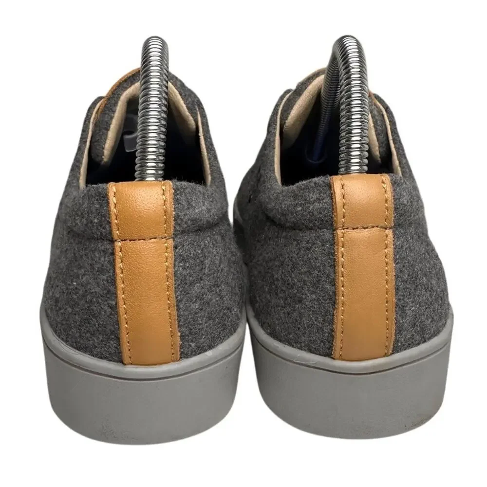 Revitalign Malibu Sparkle SlipOn Gray Wool Orthodic Sneakers Women 9D QVC Casual